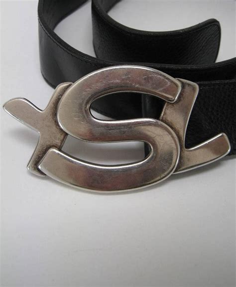 ysl belt silver buckle|yves saint laurent belt men's.